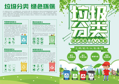 垃圾分類保護(hù)環(huán)境單頁